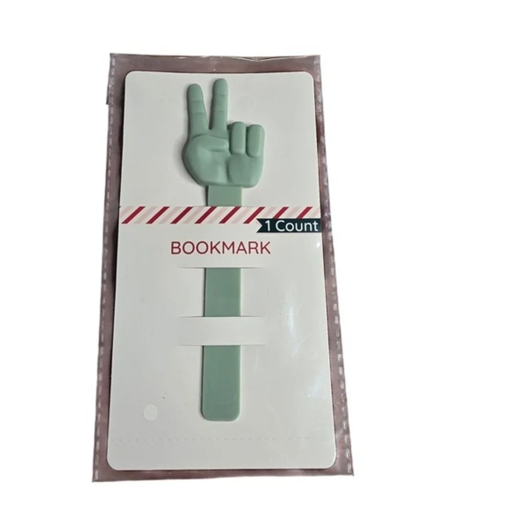 Cute Novelty Bookmarks Set Flamingo Flying Envelope Clouds Peace Sign